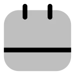 Calendar Empty SVG Icon